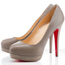 Pantofi cu platformă Christian Louboutin Bianca 160mm, gri taupe Pantofi cu platformă Christian Louboutin Bianca 160mm, gri taupe