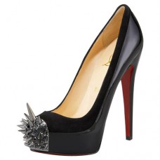 Pantofi cu platformă Christian Louboutin Asteroid 140mm, negri