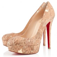 Pantofi cu platformă Christian Louboutin Bianca 140mm, aurii Pantofi cu platformă Christian Louboutin Bianca 140mm, aurii