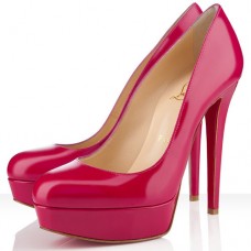 Pantofi cu platformă Christian Louboutin Bianca 140mm Rose Paris