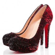 Pantofi cu platformă Christian Louboutin Bianca 140mm, roșii Pantofi cu platformă Christian Louboutin Bianca 140mm, roșii