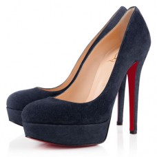 Pantofi cu platformă Christian Louboutin Bianca 120mm, bleumarin