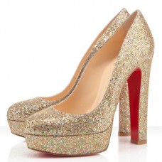 Pantofi cu platformă Christian Louboutin Bianca 140mm, multicolori Pantofi cu platformă Christian Louboutin Bianca 140mm, multicolori
