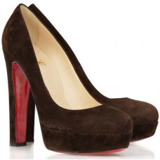 Pantofi cu platformă Christian Louboutin Bianca 140mm, culoare ciocolată Pantofi cu platformă Christian Louboutin Bianca 140mm, culoare ciocolată