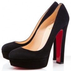 Pantofi cu platformă Christian Louboutin Bianca 140mm Negri
