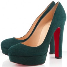 Pantofi cu platformă Christian Louboutin Bianca 140mm, verzi Pantofi cu platformă Christian Louboutin Bianca 140mm, verzi