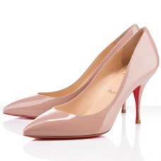 Pantofi Christian Louboutin Piou Piou 80mm, culoare nud Pantofi Christian Louboutin Piou Piou 80mm, culoare nud