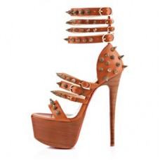 Sandale Christian Louboutin Botticellita 160mm fauve