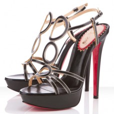 Sandale Christian Louboutin Trois Ronds 140mm negre Sandale Christian Louboutin Trois Ronds 140mm negre