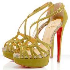 Sandale Christian Louboutin Mignons 140 mm Chartreuse Sandale Christian Louboutin Mignons 140 mm Chartreuse