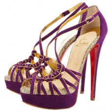 Sandale Christian Louboutin Mignons 140 mm Parme Sandale Christian Louboutin Mignons 140 mm Parme