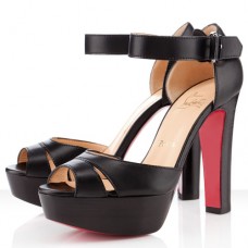 Sandale Christian Louboutin Woodaola 120mm negre Sandale Christian Louboutin Woodaola 120mm negre