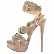 Sandale Christian Louboutin Toutenkaboucle 140 mm Nude Sandale Christian Louboutin Toutenkaboucle 140 mm Nude