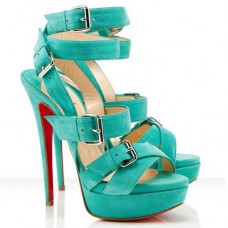 Sandale Christian Louboutin Toutenkaboucle 140mm Caraibes Sandale Christian Louboutin Toutenkaboucle 140mm Caraibes