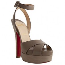 Sandale Christian Louboutin Vivaeva 160mm, culoare taupe Sandale Christian Louboutin Vivaeva 160mm, culoare taupe