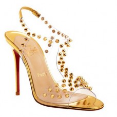 Sandale Christian Louboutin J-Lissimo 100mm aurii Sandale Christian Louboutin J-Lissimo 100mm aurii