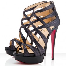 Sandale Christian Louboutin Balota 140mm negre