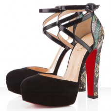 Sandale Christian Louboutin La Favorita 140mm verzi Sandale Christian Louboutin La Favorita 140mm verzi