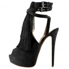 Sandale Christian Louboutin Change of the Guard 140mm negre