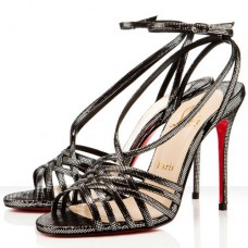 Sandale Christian Louboutin Beverly 100mm negre
