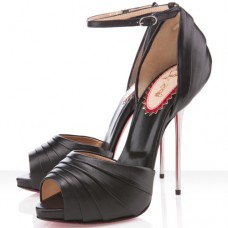 Sandale Christian Louboutin Armadillo Bride 120mm negre