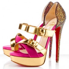 Sandale Christian Louboutin Ambertina 140mm Rose Matador