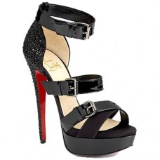 Sandale Christian Louboutin Ambertina 140mm negre
