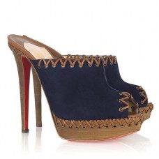Sandale Christian Louboutin Sablina 140mm bleumarin Sandale Christian Louboutin Sablina 140mm bleumarin