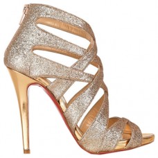 Sandale Christian Louboutin Balota 120mm aurii