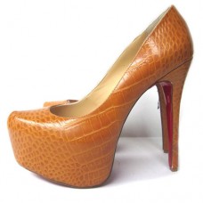 Pantofi cu platformă Christian Louboutin Daffodile 160mm maro Pantofi cu platformă Christian Louboutin Daffodile 160mm maro