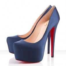 Pantofi cu platformă Christian Louboutin Daffodile 160mm, albaștri Pantofi cu platformă Christian Louboutin Daffodile 160mm, albaștri