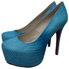 Pantofi cu platformă Christian Louboutin Daffodile 160mm, albaștri Pantofi cu platformă Christian Louboutin Daffodile 160mm, albaștri