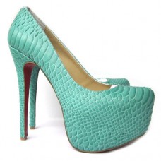 Pantofi cu platformă Christian Louboutin Daffodile 160mm, verzi Pantofi cu platformă Christian Louboutin Daffodile 160mm, verzi