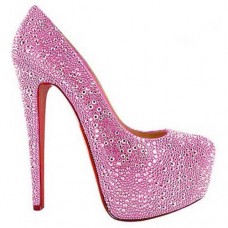 Pantofi cu platformă Christian Louboutin Daffodile 160mm roz