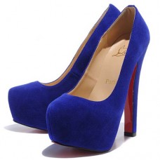 Pantofi cu platformă Christian Louboutin Daffodile 160mm, albaștri Pantofi cu platformă Christian Louboutin Daffodile 160mm, albaștri