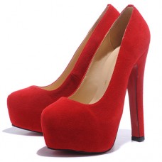 Pantofi cu platformă Christian Louboutin Daffodile 160mm, roșii