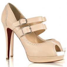 Pantofi Christian Louboutin Luly 140mm Mary Jane roz Pantofi Christian Louboutin Luly 140mm Mary Jane roz