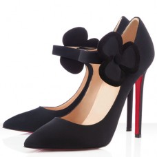 Pantofi Christian Louboutin Pensee Mary Jane 120mm Negri