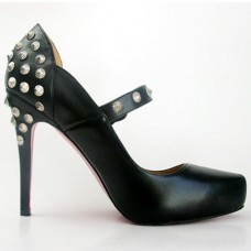 Pantofi Christian Louboutin Mad 120mm Mary Jane, negri Pantofi Christian Louboutin Mad 120mm Mary Jane, negri