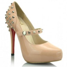 Pantofi Christian Louboutin Mad 120mm Mary Jane roz Pantofi Christian Louboutin Mad 120mm Mary Jane roz