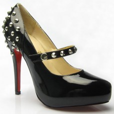 Pantofi Christian Louboutin Mad 120mm Mary Jane, negri Pantofi Christian Louboutin Mad 120mm Mary Jane, negri