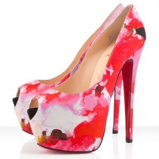 Pantofi Christian Louboutin Highness 160mm cu vârf deschis, roz