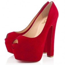 Pantofi Christian Louboutin Shameless 160mm cu vârf deschis, roșii Pantofi Christian Louboutin Shameless 160mm cu vârf deschis, roșii