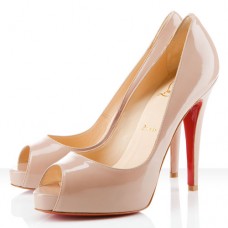 Pantofi cu toc înalt Christian Louboutin Very Prive 120mm, culoare nud Pantofi cu toc înalt Christian Louboutin Very Prive 120mm, culoare nud