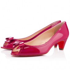 Pantofi Christian Louboutin Milady 40mm cu vârf deschis, roz