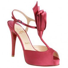 Pantofi Christian Louboutin Ernesta T-strap 100mm pentru ocazii speciale, roz Pantofi Christian Louboutin Ernesta T-strap 100mm pentru ocazii speciale, roz