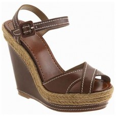 Pantofi cu platformă Christian Louboutin Almeria 120mm maro