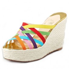 Christian Louboutin Crepon 140mm Pene Multicolore