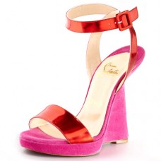 Pantofi cu platformă Christian Louboutin Djaldos Spechio Colorblock roz Pantofi cu platformă Christian Louboutin Djaldos Spechio Colorblock roz