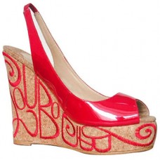 Pantofi cu platformă Christian Louboutin Marpop 120mm roșii